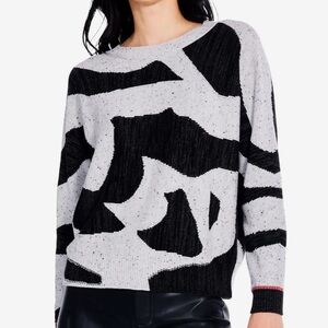 Nic+Zoe Dusk Days Sweater with damage